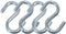 Paracord Planet - 4 Packs S Shaped Hooks, 3/8 Inch Thick, 3 Inches Long