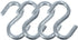 Paracord Planet - 4 Packs S Shaped Hooks, 3/8 Inch Thick, 3 Inches Long