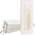uxcell 12pcs Wine Gift Bags, 4.92"x3.35"x14.2" Paper Tote Bags with Rope Handles, Clear Window for Party Supplies, White