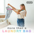 MUMI Travel Laundry Bag, Mesh Laundry Bags for Delicates with Hanger & Pouch, Large Laundry Net Bag