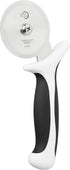 Millennia Pizza Cutter with White Handle, 2-3/4 Inch Wheel, Stainless Steel by Mercer Culinary
