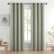 MIULEE Blackout Curtains Set of 2, 52 x 90 Inches, Sage Green, Thermal Insulated Room Darkening Drapery for Bedroom
