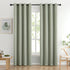 MIULEE Blackout Curtains Set of 2, 52 x 90 Inches, Sage Green, Thermal Insulated Room Darkening Drapery for Bedroom