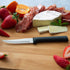 Rada Cutlery 3-Piece Cooking Essentials Knife Gift Set, Black Handles