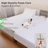 80" 12" 3 Vekkia x Extra Wide Bed Bridge Twin to King - Split King Gap Filler, High-Density Foam, Washable Cover, Fills