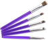AK ART KITCHENWARE Sugar Cookie Brushes Set, Gum Paste Flower Tools, Fondant Cake Decorating Supplies (Set of 5pcs)