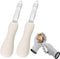 Nonley Oyster Shucking Knife, 2 Pack Oyster Knife Set with Cut Resistant Gloves, Stainless Steel Seafood Tools