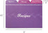 Jot & Mark Recipe Card Dividers, 24 Tabs per Set, Organize Recipe Box for 4x6 Inch Cards (Rainbow)