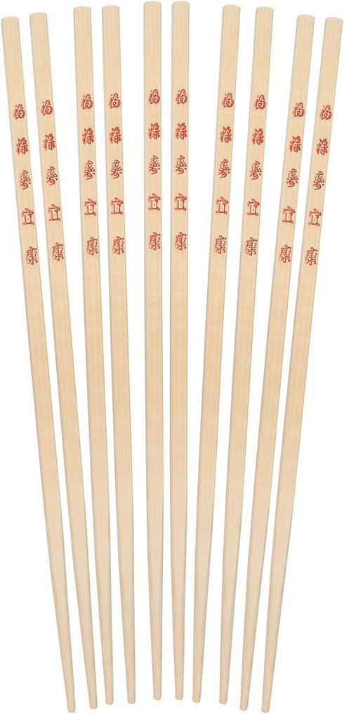 Helen’s Asian Kitchen Bamboo Chopsticks, 10.5-Inches, 10-Pair
