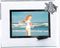 Beachcombers 4X6 Frame with Pewter Turtle, White
