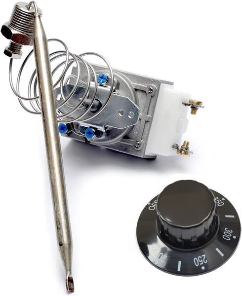 RX-10-24 Millivolt Thermostat RX Series for Fryer, 3/8" Mpt Stuff Box, RX-2-24 Thermostat 200-400F