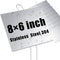 Landhoow 12 Pcs Large Garden Plant Markers Metal Plant Labels Sign 6''