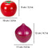 Vegetable and Fruit Storage Containers for Refrigerator, Tomato and Onion Shaped Storage, Food Storage Containers with Lids, Pack of 2