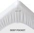 18", California King Mattress Protector Pad Waterproof Quilted, Breathable & Cooling California King Size Mattresses