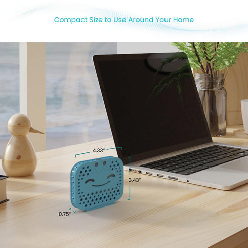 Home Zone Living CleanAura Deodorizing Filter Kit with Charcoal Filter Bag and Magnetic Sticker to Eliminate Odor