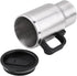 12V Electric Car Cup, 450ml Travel Heating Mug, Stainless Steel Coffee Tea Kettle for 12V Power Source