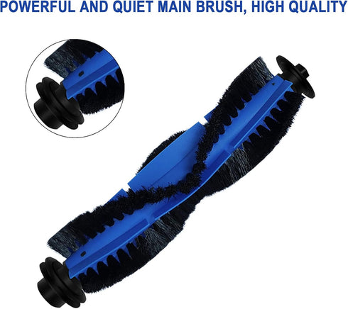 Spare Accessories for eufy 11S Max, G30, 30C Max, 15C Max, G32 Pro, Robotic Vacuum Replacements, 1 Roller Brush, 4 Side