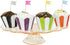 Wrapables Standard Size Cupcake Wrappers (Set of 20), Orange Striped