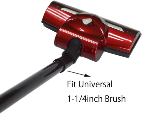 EZ SPARES 2PCS Universal Plastic Tube 19.6-Inch Extension Wands - 1-1/4inch Vacuum Cleaner Accessory Kit