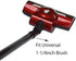 EZ SPARES 2PCS Universal Plastic Tube 19.6-Inch Extension Wands - 1-1/4inch Vacuum Cleaner Accessory Kit