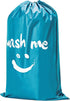 HOMEST XL Wash Me Travel Laundry Bag 2 Pack, Dirty Clothes Organizer, Holds 4 Loads, Fits Laundry Hamper or Basket