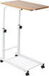 Mind Reader Height Adjustable Laptop Stand, Computer Table, Work Table, MDF, Black, 19" L x 12" W x 31" H