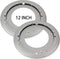 2Pack 12" Lazy Susan Hardware 5/16 Thick Turntable Bearings 1000lbs Load Capacity