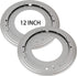 2Pack 12" Lazy Susan Hardware 5/16 Thick Turntable Bearings 1000lbs Load Capacity