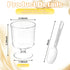 120 5 OZ Pcs Dessert Cups with Spoons - Mini Clear Plastic Dessert Parfait Cups - Round Serving Goblet Cup for Party