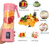 Portable Electric USB Juicer Blender - Mini Blender for Shakes and Smoothies - Pink - 380ml