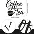 Ferraycle Coffee Sign Metal Hanging Wall Art, 12 x 10.2 Inch Black Wall Decor Cafe Bar Letter Sign for Cafe Farmhouse