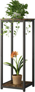 Plant Stand Indoor Corner Tall 2 Tier Metal Modern Flower Storage Plant