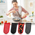 4Pcs Silicone Hot Handle Sleeve - Heat Resistant Pot Handle Covers for Cast Iron Pans, Metal Pots, Griddles