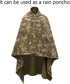 Backpacking, LOOGU Camo Blanket Waterproof Insulation Poncho Liner for Outdoor Camping, Hiking, Hunting, Survival