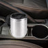 Portable Stainless Steel Electric Car Kettle, 450ml Travel Mug with Auto Charger, Airtight Lid, Heated Coffee Tea Cup