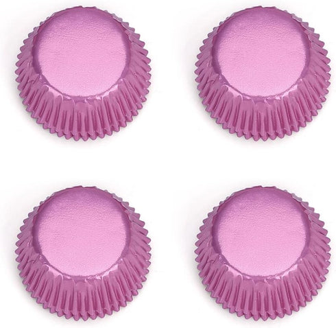 Gifbera Pink Foil Cupcake Liners, Mini Size Muffin Baking Cups 300 Count
