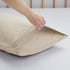 Nestl Beige Pillow Cases, Queen Size Set of 2, Soft 1800 Microfiber, 20x30 Inches