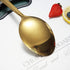 Berglander Stainless Steel Gold Cooking Spoon, Titanium Plating Basting Spoon, Dishwasher Safe Kitchen Tool