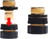 Xiny Tool 3/4 Inch Garden Hose Quick Connect, Quick Connect Garden Hose Fittings, Male and Female Water Quick Release Hose Connector (4 Pack) by Xiny Tool