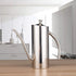 IMEEA Olive Oil Dispenser, SUS304 Stainless Steel No Drip Oil Can, 24oz/700ml Vinegar Container