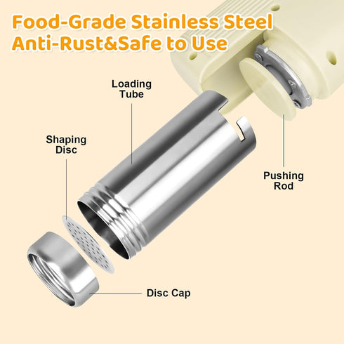 5 1 In Automatic Electric Pasta Maker - Handheld Pasta Maker Machine for Homemade Pasta, DIY Appam, Idiyappam, Cordless