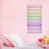 JEVUVU Pink Room Decor for Teen Girls Aesthetic, Cute Bedroom Wall Decor for Baby Girl, Boho Rainbow Wall Art Signs