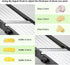 VEKAYA Adjustable Mandoline Slicer with Cut-Resistant Gloves, Stainless Steel Vegetable Chopper for Kitchen