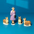 Kikkerland Solar Powered Corgi Dog Figurine: Fun Animal Decor for Home, Office, Garden, Car, Great Novelty Toy