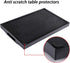 MDLUU Plastic Serving Tray, Ottoman Tray with Cutout Handles, Rectangle Butler Tray for Breakfast in Bed, Coffee Table