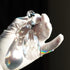 10pcs 63mm Teardrop Chandelier Crystals, Clear Crystal Chandelier Prisms Pendants Parts Beads, Hanging Decoration