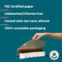 Parchment Paper Roll – Brown Natural Baking Paper, Unbleached FSC Certified, Non-Toxic Silicone Coated, 70 Sq Ft