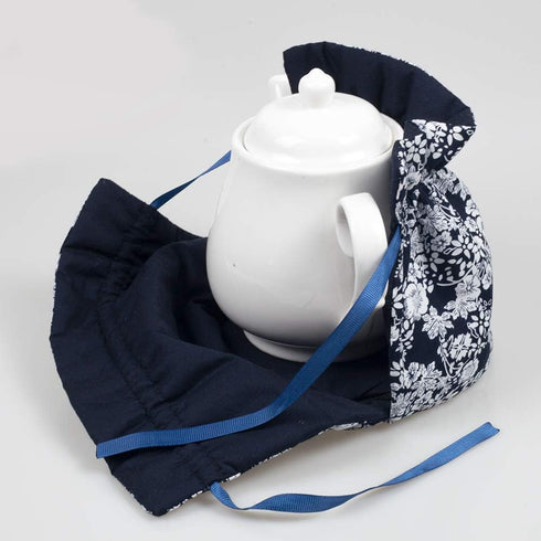 Cotton Printed Tea Cosy, Kitchen Tea Pot Dust Cover, Insulation and Keep Warm, Color#1