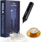 MF05 Rechargeable Handheld Milk Frother with Stainless Balloon Whisk for Cappuccino, Latte, Bulletproof Coffee (Black)
