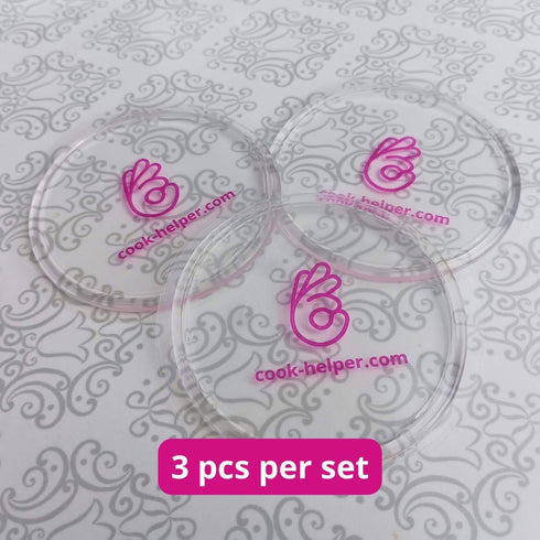 Non-Slip Grip Sticky Pad | One-Handed Jar and Can Opener | Set of 3 | Open Bottles, Cans, Jars with Ease